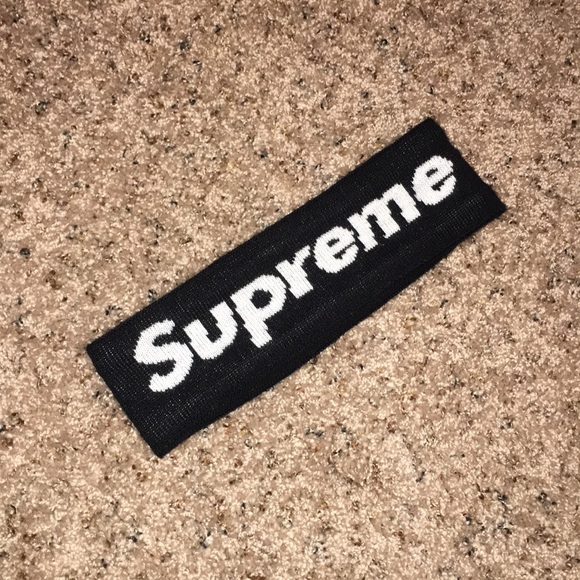 supreme accessories new era big logo headband poshmark